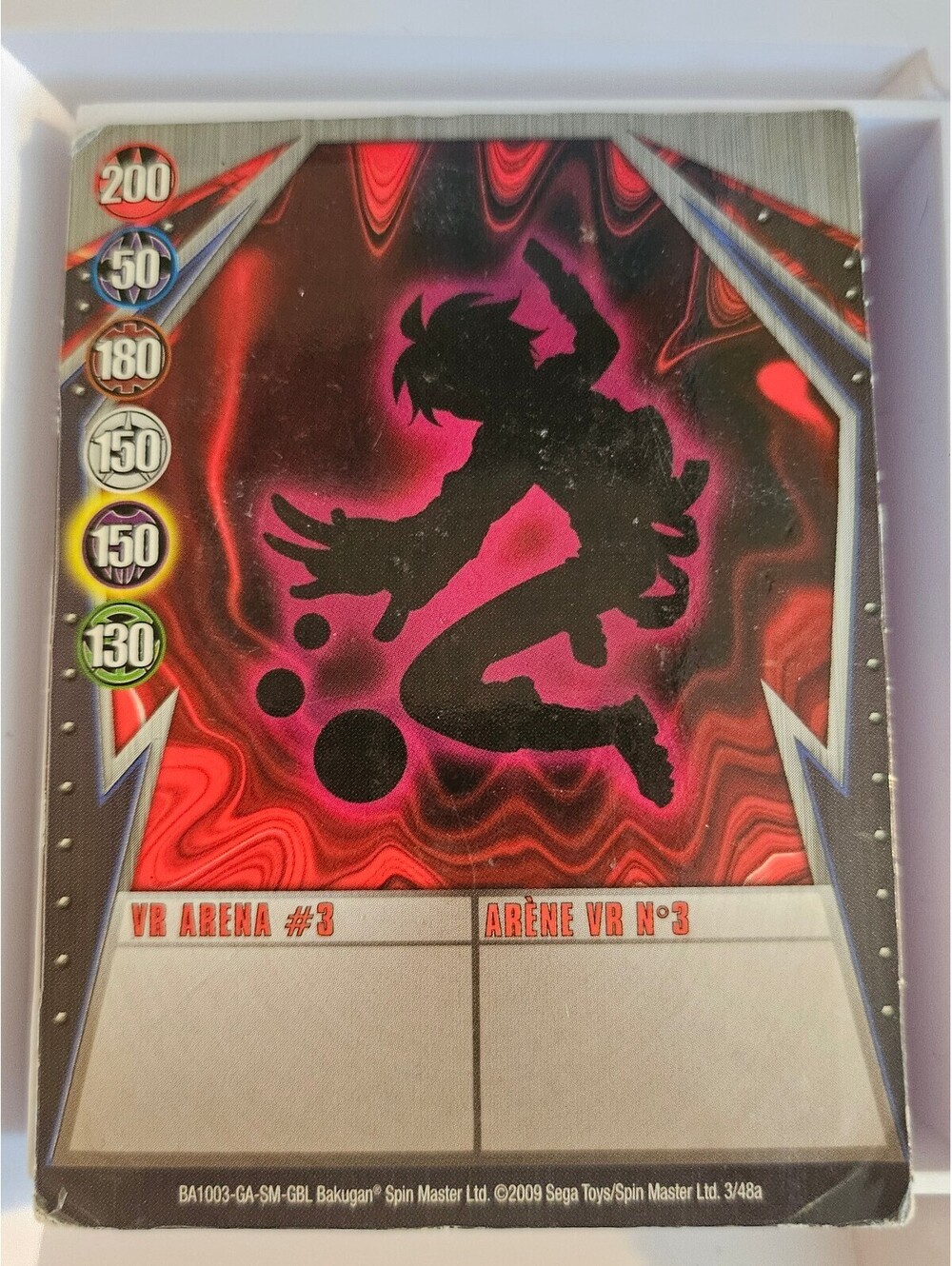 Bakugan Battle Brawlers VR Arena #3 - Thick card - As shown